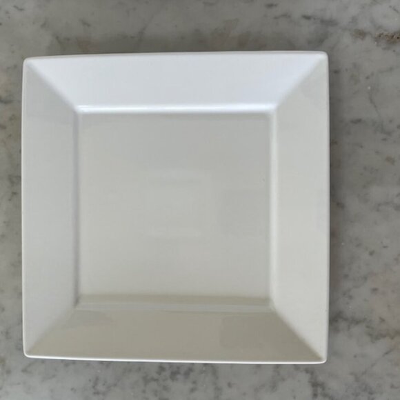 THRESHOLD Porcelain Square White Dinner Plate - Picture 10 of 14